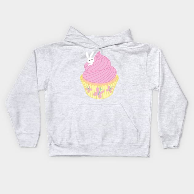 Kindness Cupcake Kids Hoodie by CoreyUnlimited